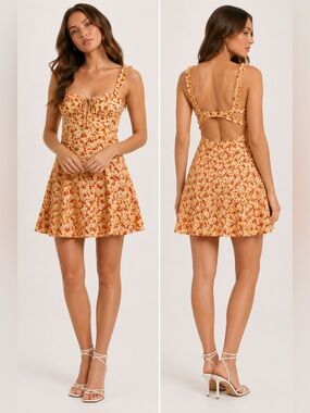 anamaria cutout long sleeve mini dress Anamaria Cutout Long Sleeve Mini Dress - $59.20